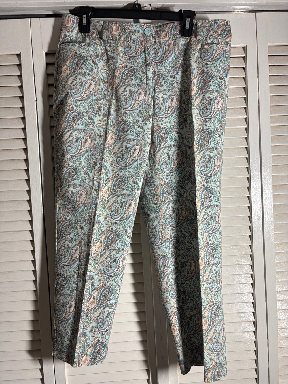 Paisley Cropped Pants